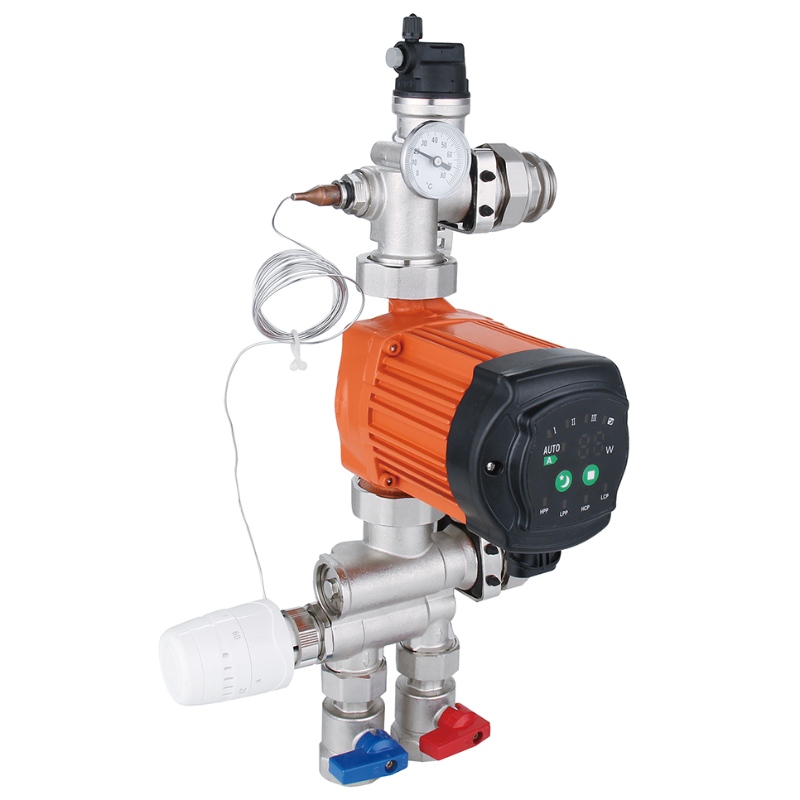 Ηλεκτρική βαλβίδα ανάμειξης συστήματος θέρμανσης δαπέδου, πολλαπλής πολλαπλής θέρμανσης δαπέδου