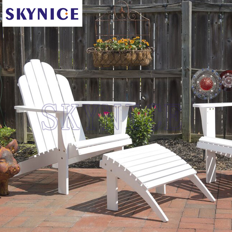 Ξύλινη καρέκλα Adirondack για το κατάστρωμα Patio Yard