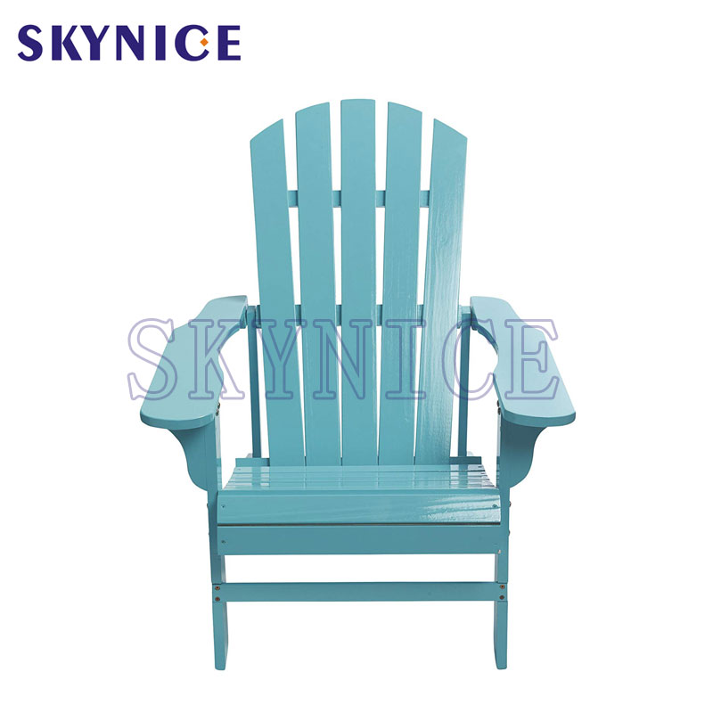 Απλό Retro Outdoor Beach Garden Balcony Wood Adirondack Chair