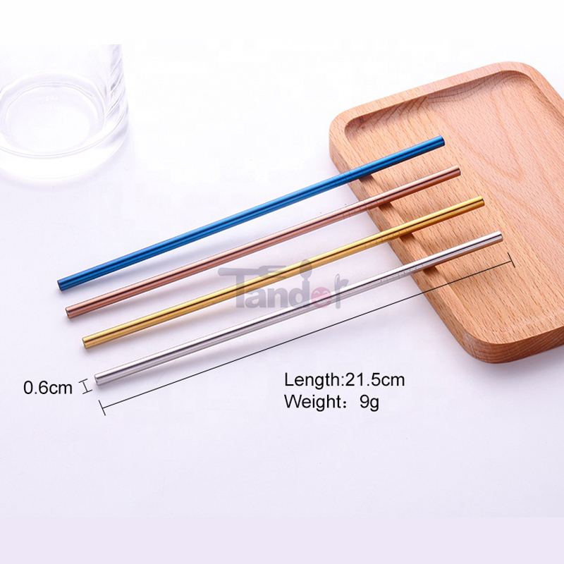 περιβαλλοντικά φιλικά ποτά 304 ανοξείδωτο χάλυβα ινόx άχυρο με βούρτσα καθαρισμού