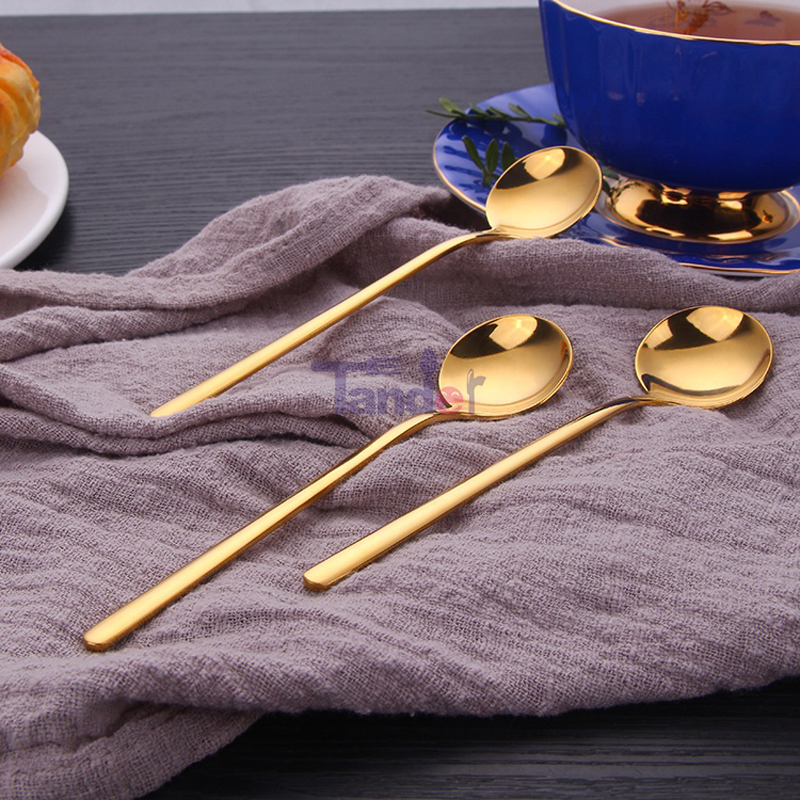 ζεστό πώληση ανοξείδωτο χάλυβα μικρό κουτάλι παγωτού κουτάλι τσάι κουτάλι τσάι