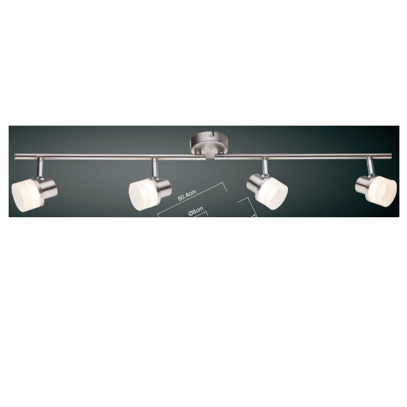 Λαμπτήρας LED υψηλής τάσης-4, με κυλινδρική πλαστική σκιά