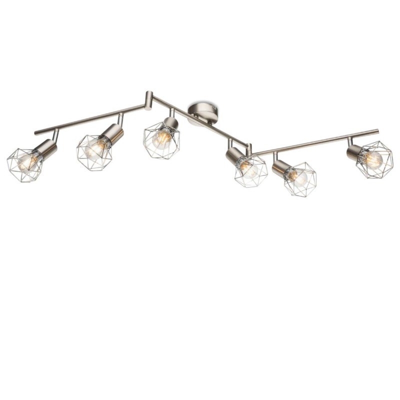 Spot light-6 με μεταλλική σκιασμένη σκιά