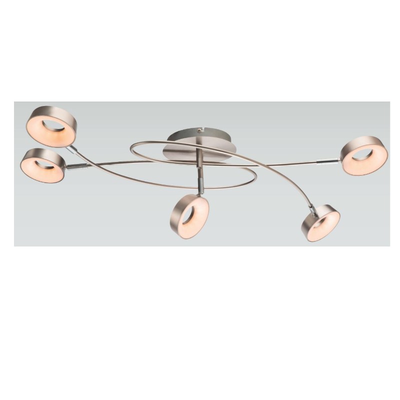 Υψηλής τάσης λαμπτήρας LED-5, με κυκλική πλαστική απόχρωση