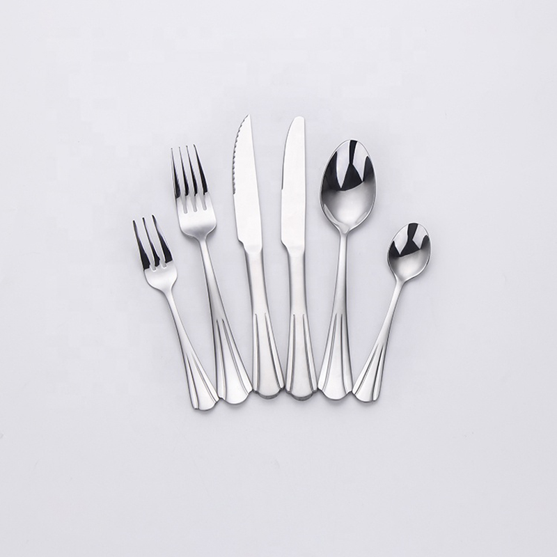 Χιλή 36pcs σετ μαχαιροπήρουνα 18/0 ανοξείδωτα μαχαιροπήρουνα με ξύλινο κουτί δώρων