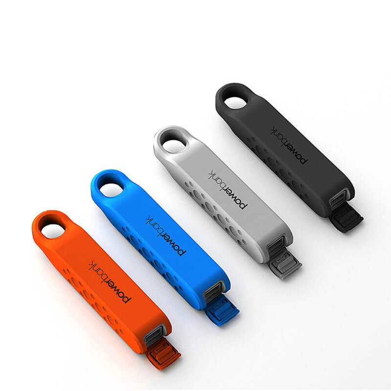 Ultra Compact Waterproof Power Bank Mobile Charger with Key Chain