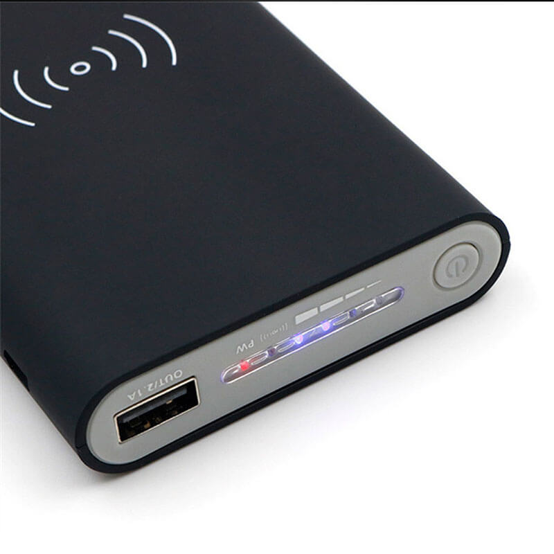 10000MAH Power Bank with Wireless Charger Pad (For Smart Phone, Airpods)