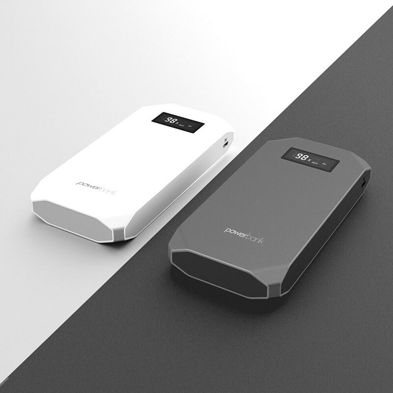 100mAh QC PD3.0 Ταχεία Τράπεζα Χρώματος με οθόνη LCD για όλα τα έξυπνα τηλέφωνα