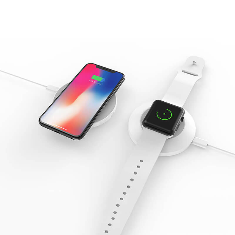 Αμφότερα τα μέρη ασύρματη φόρτιση για iPhone και iWatch