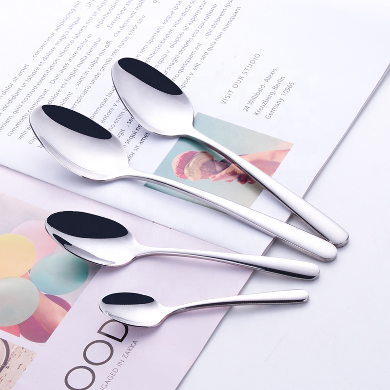 Απλό σετ από ανοξείδωτο χάλυβα Metal Cutlery for Hotel