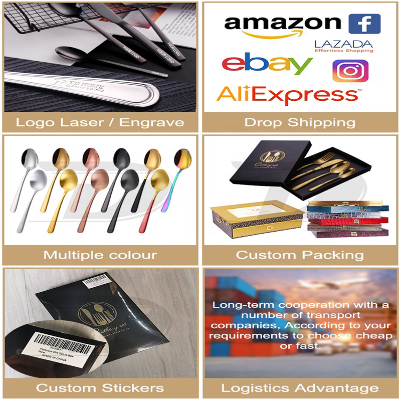 πακέτο από 12 ασημένια σκεύη κουζίνας από ανοξείδωτο χάλυβα τραπέζι κουτάλι για 12