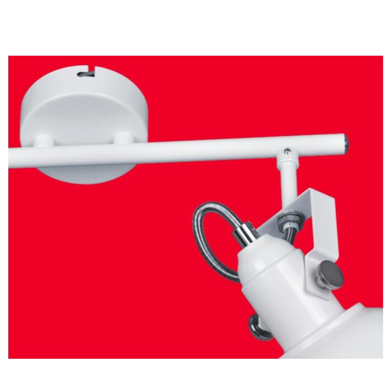 Spot light-2 με μεταλλική απόχρωση και U-βραχίονα