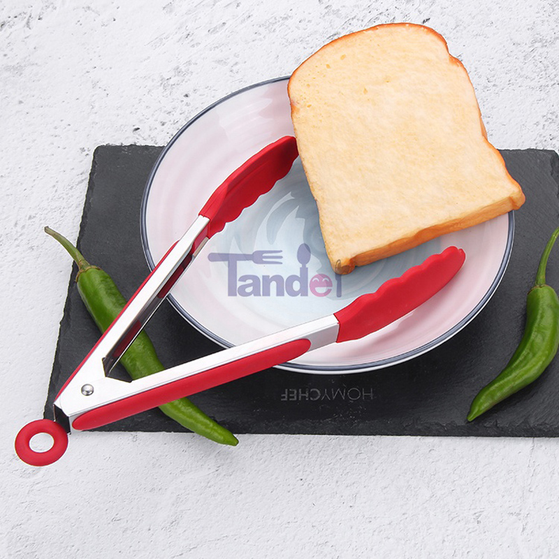 Χονδρικό Μαύρο Κόκκινο Εύκολο Καθαρίστε Μαγειρική Σετ εργαλείων 10 τεμάχια Σετ κουζίνα σιλικονούχο σκεύος