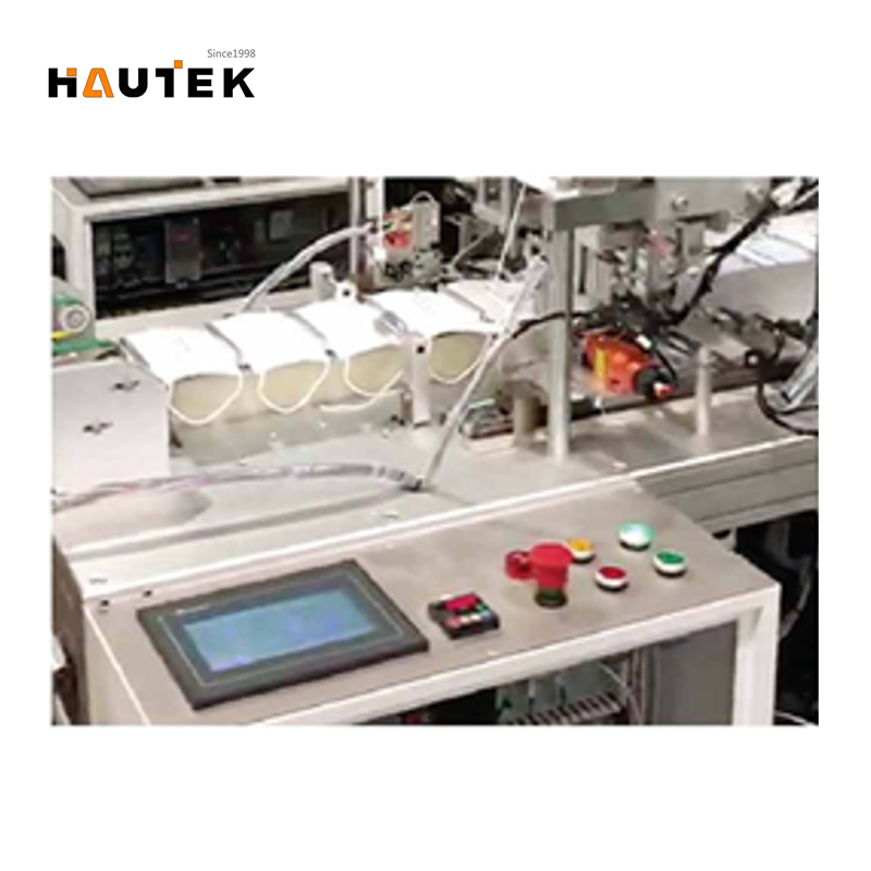 Πλήρης αυτόματη μηχανή επίπεδης μάσκας μίας χρήσης