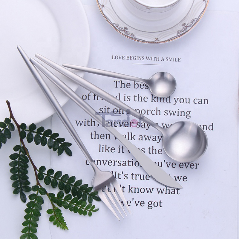 μοναδικό σχέδιο επαναχρησιμοποιήσιμο ματ μαχαιροπίρουνα από ανοξείδωτο ατσάλι