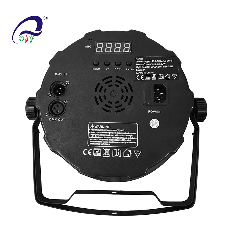 PL101 6PCS LED COB 200W Par Can Light για ντίσκο