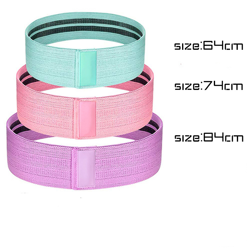 Πολύχρωμο Αντιολισθητικό Αντίσταση Circle Hip Circle band ζώνη ισχίου
