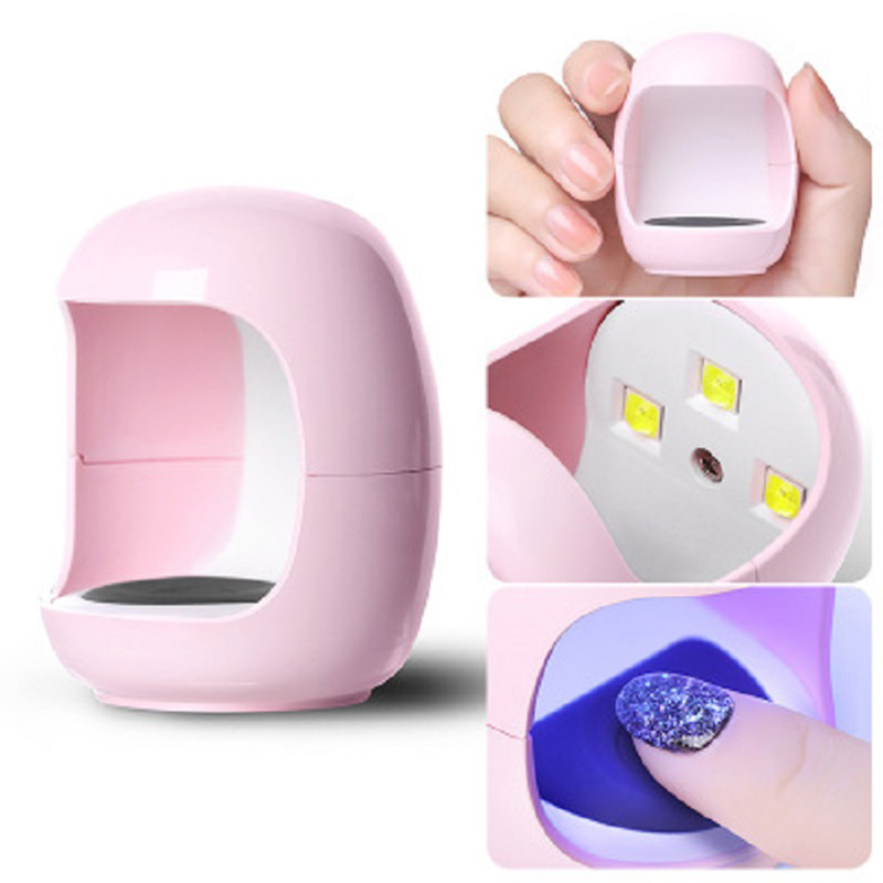 3W UV USB Nail Dryer Nail Gel Curing Machine 30s Fast Egg Shape Led Nail Dryer Lamp χωρίς Chrging Cable for Nail Art Salon