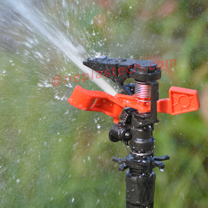 ρυθμιζόμενη απόσταση και ρυθμιζόμενη γωνία ψεκασμού Πλαστικοί ψεκαστήρες με γκαζόν