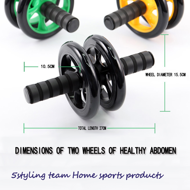 Νέος κοιλιακός τροχός, υγιής κοιλιακός τροχός, διπλός τροχός, σίγαση, μικρό κύλινδρο, εξοπλισμός γυμναστικής εσωτερικού χώρου, άσ...