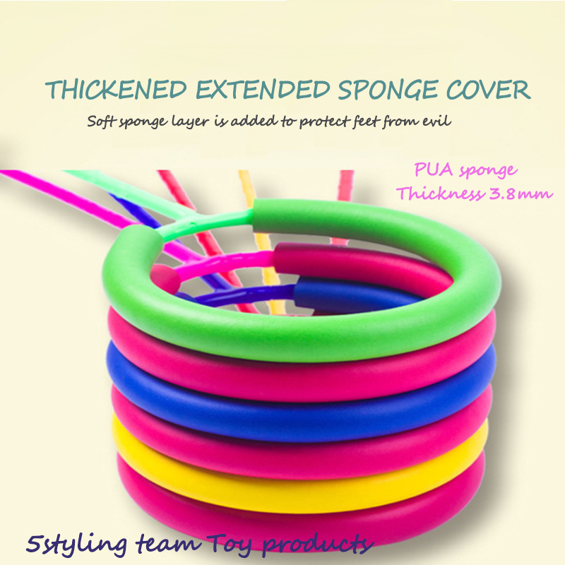 Παιδικό άλμα μπάλα δαχτυλίδι ποδοσφαίρου άλμα μπάλα άλμα παιχνίδι ένα πόδι άλμα μπάλα άλμα δαχτυλίδι κλαμπ σετ χορού ποδιών μπάλα