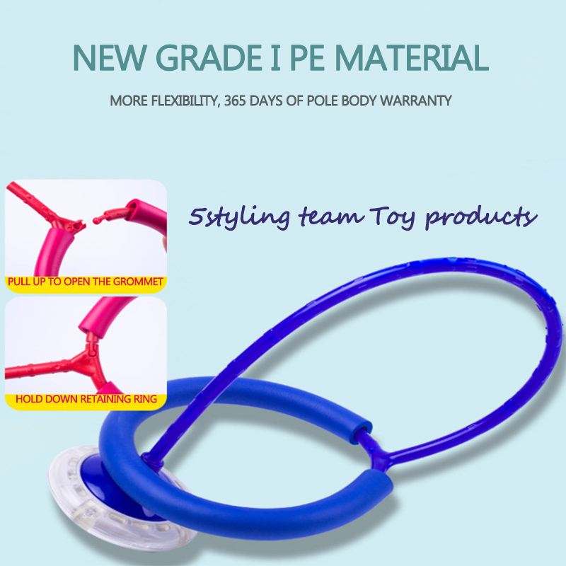 Παιδικό άλμα μπάλα δαχτυλίδι ποδοσφαίρου άλμα μπάλα άλμα παιχνίδι ένα πόδι άλμα μπάλα άλμα δαχτυλίδι κλαμπ σετ χορού ποδιών μπάλα