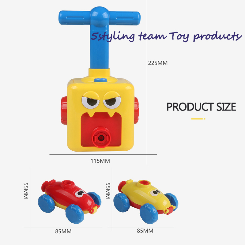 Jitter με το tiktok, το αδρανές όχημα με αερόστατο, το αεροκίνητο όχημα και τα φουσκωτά παιδικά παιχνίδια.