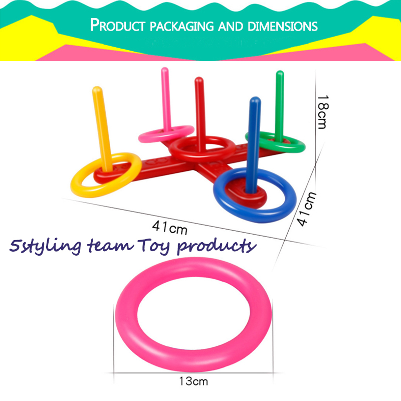 Παιδικά αθλητικά παιχνίδια ρίψης στεφάνων, αθλητικά παιχνίδια γυμναστικής εσωτερικού και εξωτερικού χώρου, για βελτίωση της συγ...