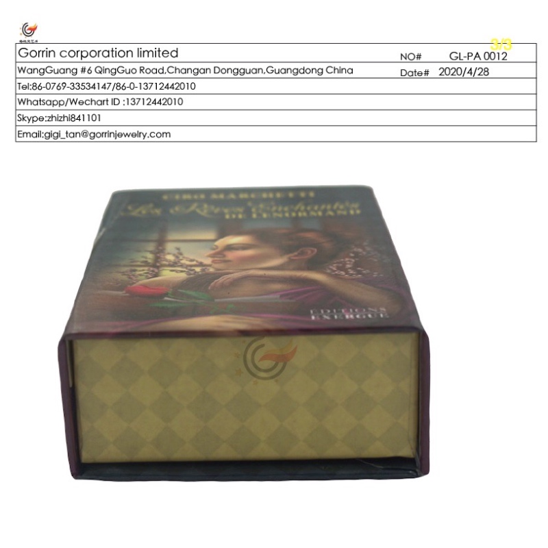 GL-PA0012 κουτιά δώρων αρώματος