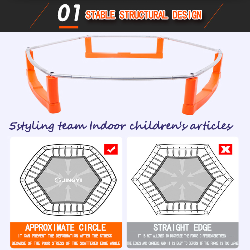 Τραμπολίνο για παιδικό σπίτι τραμπολίνο εσωτερικού χώρου για παιδιά με προστατευτικό δίχτυ ελατηρίου για τραμπολίνο μωρού για bu...