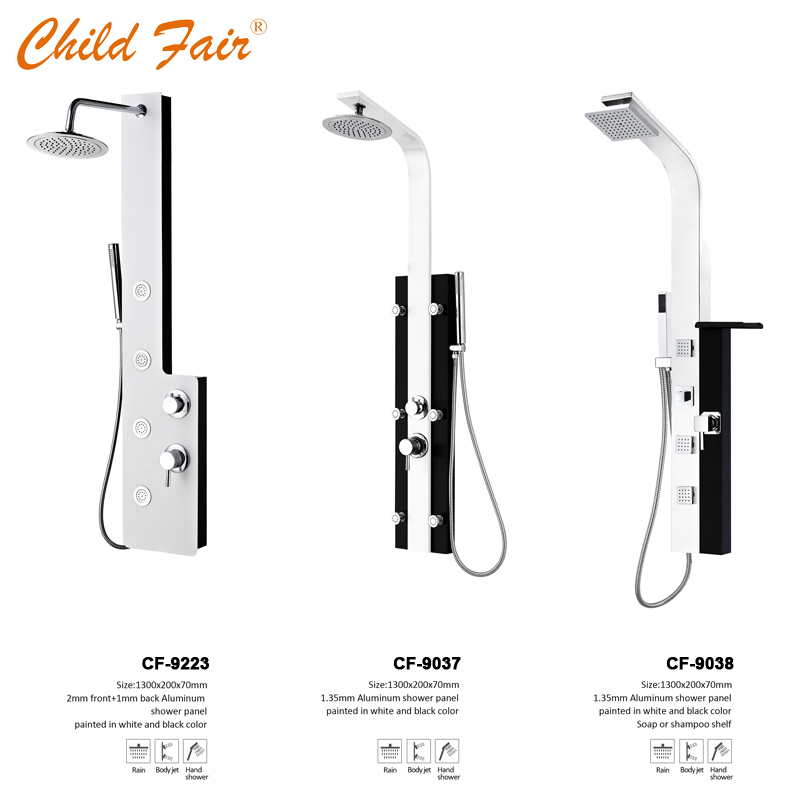 Πάνελ ντους μπάνιου CF9036, Πάνελ ντους αλουμινίου, Πάνελ ντους μασάζ