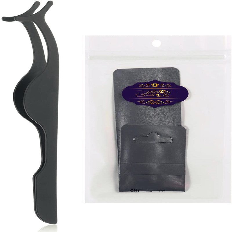 Ψεύτικες Βλεφαρίδες Επέκταση Απλικατέρ Ανοξείδωτο Λαβίδα Αφαίρεσης Κλιπ Κλιπ Λαιμού (Μαύρο)