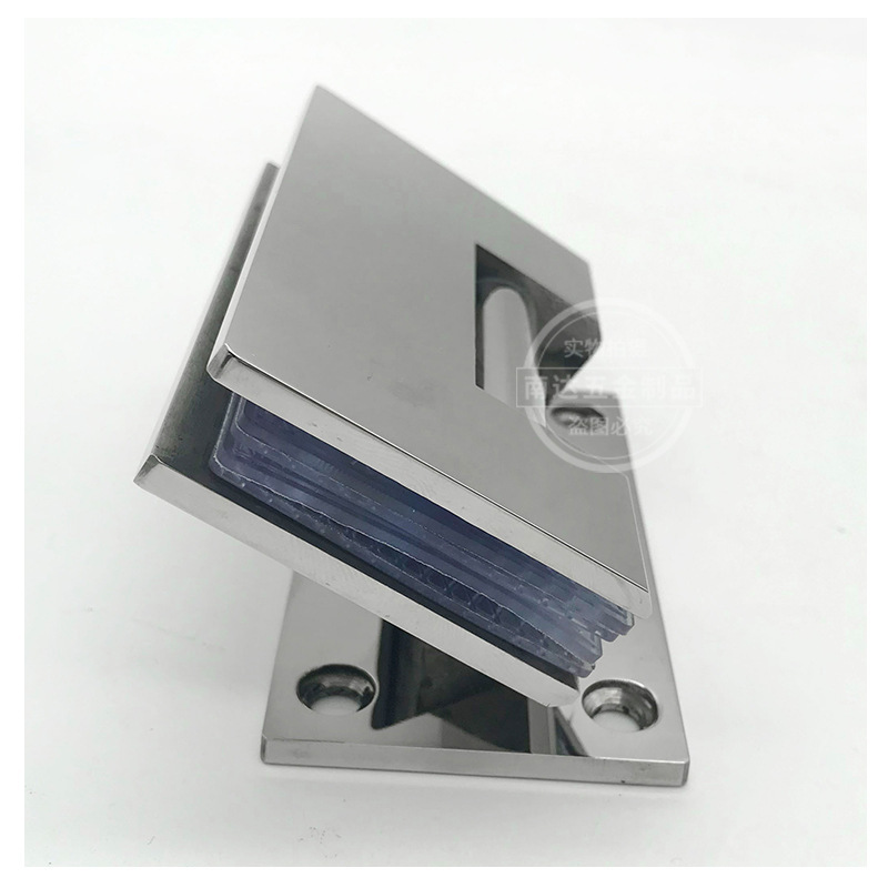 Σφιγκτήρας μπάνιου Γυάλινος σφιγκτήρας πόρτας μπάνιου Ανοξείδωτο μεντεσέ μπάνιου Διπλό σφιγκτήρα πόρτας μπάνιου