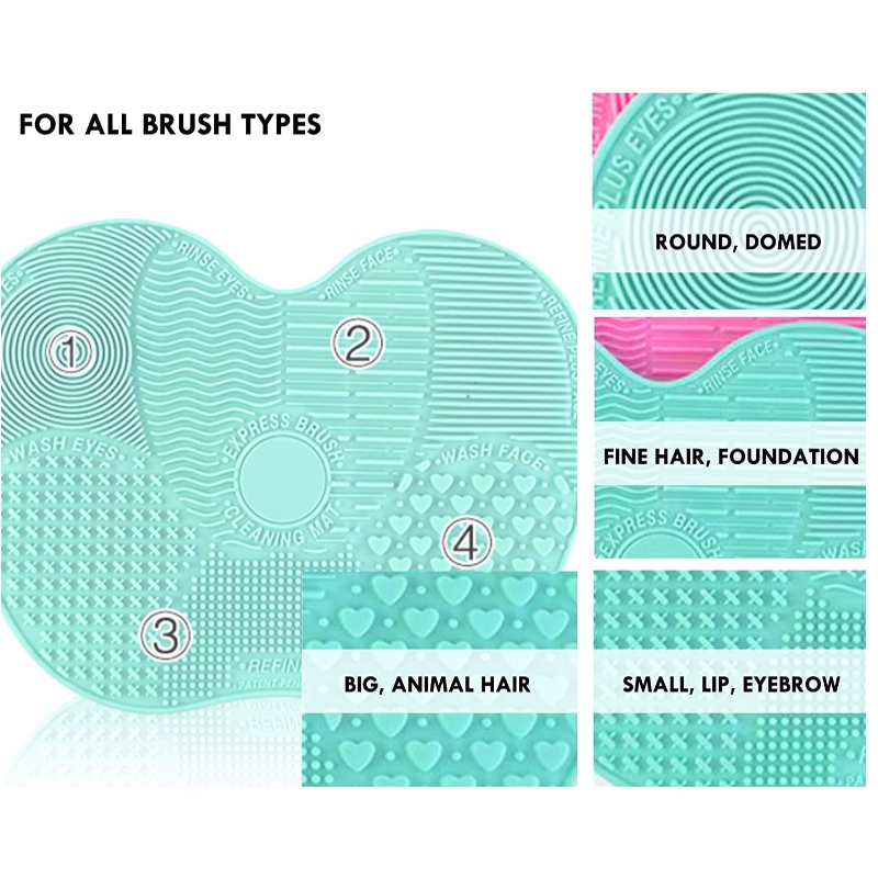 Μακιγιάζ Βούρτσα Καθαριστικό Μαξιλάρι Μαξιλάρι Σιλικόνης Αυγό Βούρτσες Γάντι Πλύσιμο Ξύλινη Παλιά Σχήμα Γάντι για Εύκολο Καθαρ...