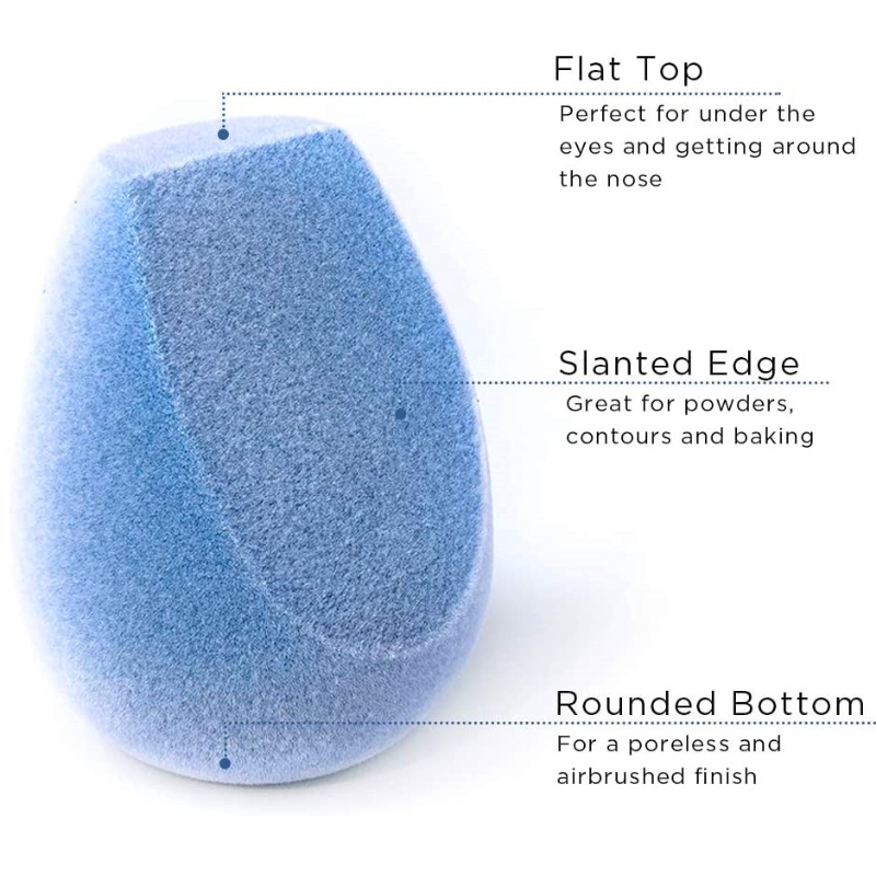 Hot Selling Microfiber Fusion Sponge, 4 Pcs Makeup Sponge Set, Latex-Free, Flawless Makeup Blender για Ιδρύματα, Σκόνες και Κρέμες