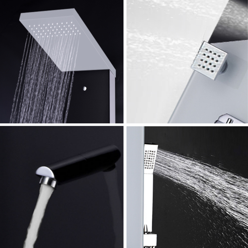 Πάνελ ντους ασφαλείας με σκληρυμένο γυαλί CF6322B