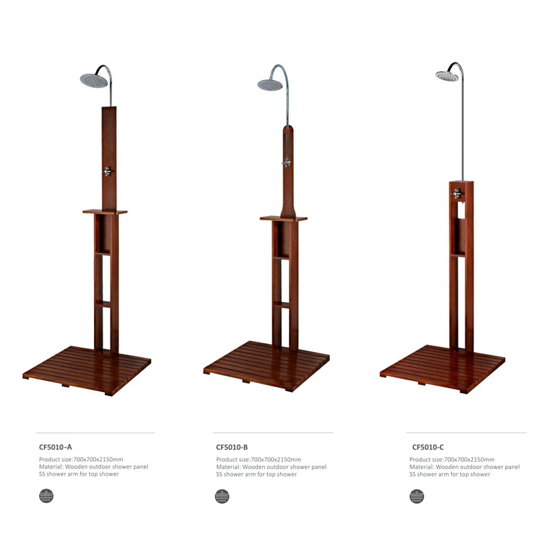 Ξύλινη εξωτερική ντουζιέρα CF5010