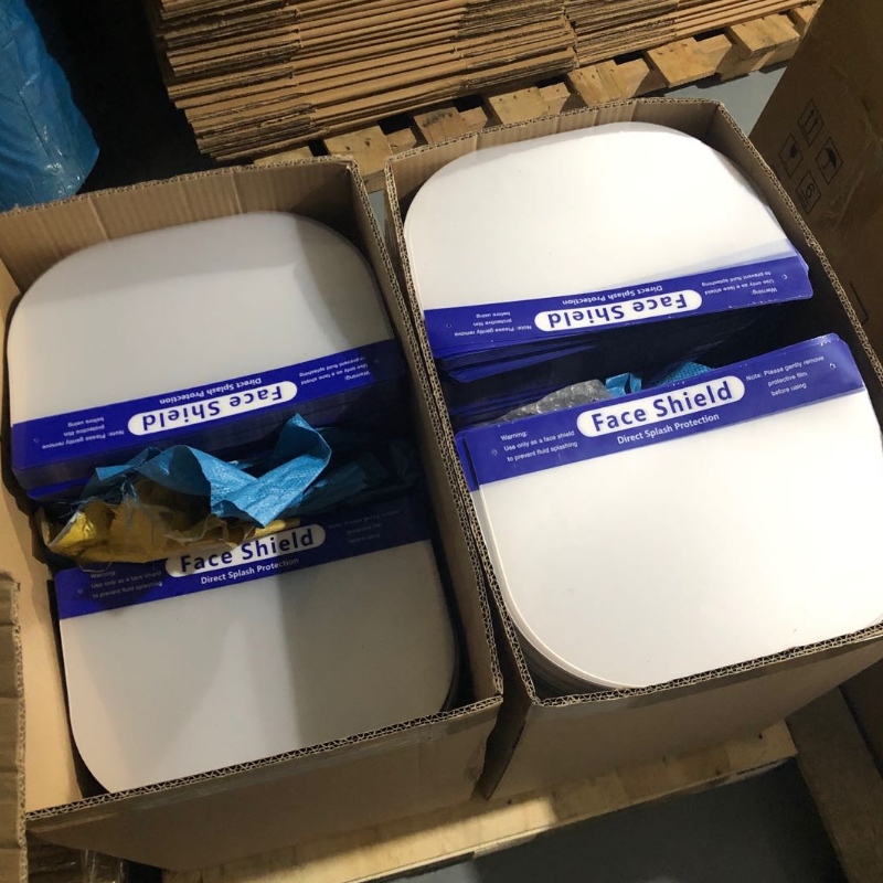 Πλαστική σαφής προστατευτική ασπίδα προσώπου