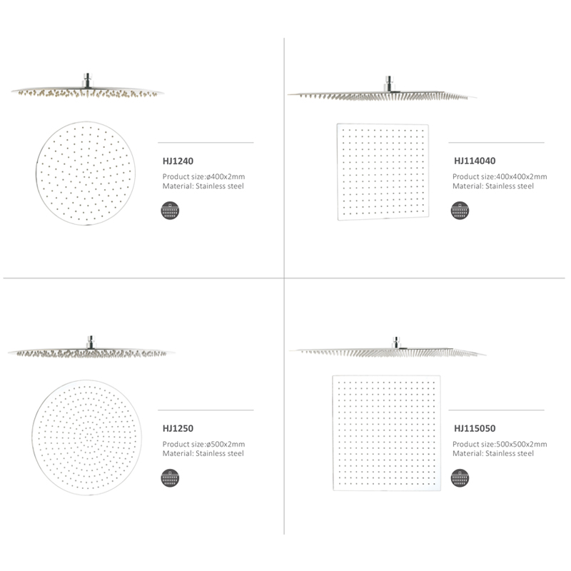 Κεφαλή ντους από ανοξείδωτο ατσάλι