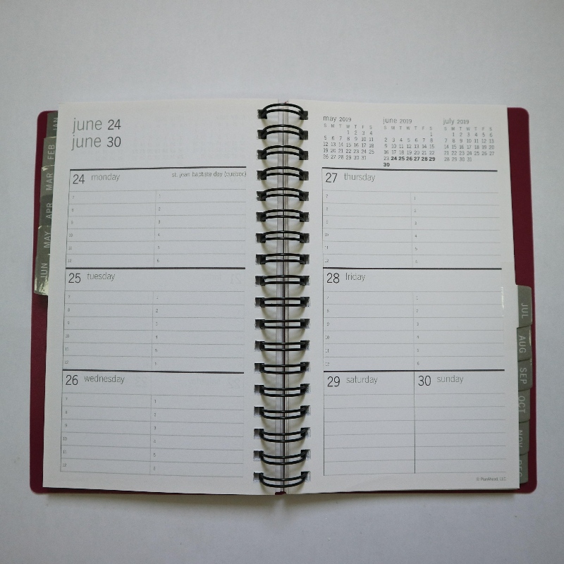 Coil binding custom logo Λογότυπο επαγγελματικής συνάντησης σημειωματάριου γραφείου Notepad office