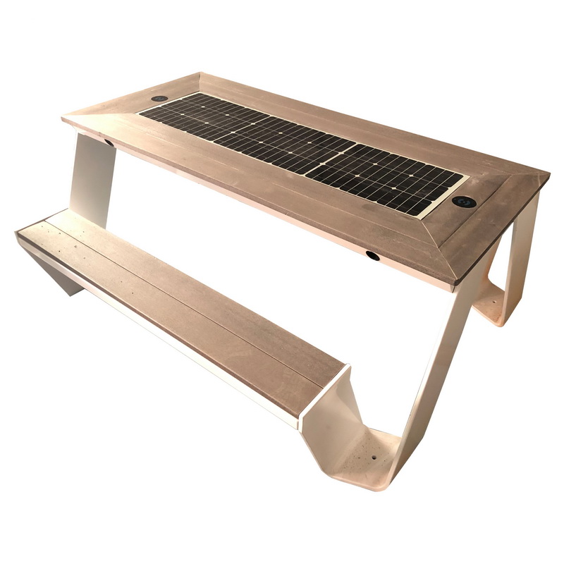 New Design Fashion Style High Quality Solar Smart Bench