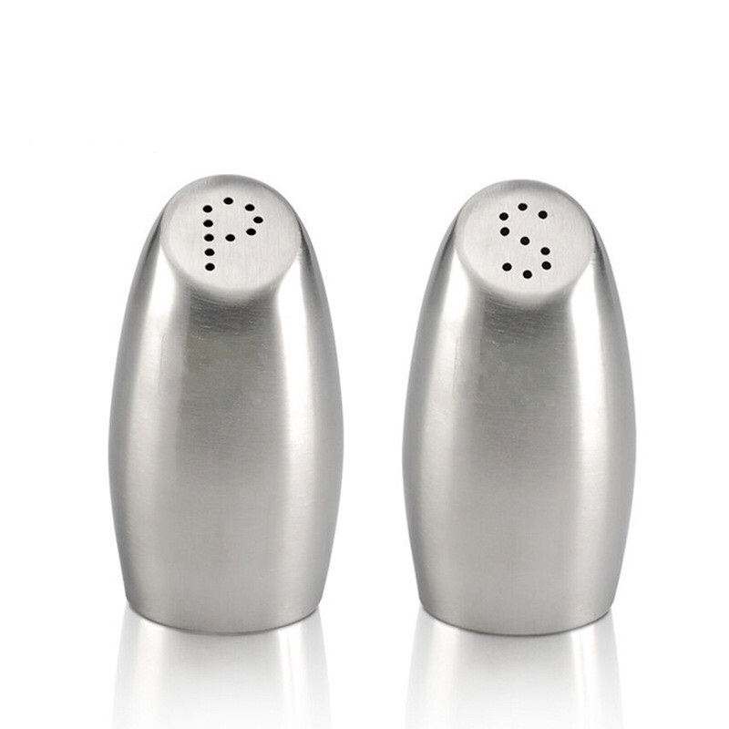 κάτοχος 3 τεμάχια από ανοξείδωτο χάλυβα σε σκόνη διανομέα σετ μπουκάλι αλάτι και πιπέρι αναδευτήρα