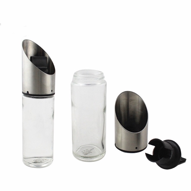 Φιάλη ψεκασμού ελαιολάδου και ξύδι πολλαπλών λειτουργιών φιάλη ψεκαστήρα με ψεκαστήρα από ανοξείδωτο χάλυβα