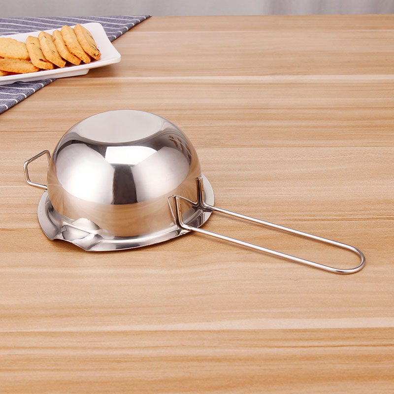 το βούτυρο σοκολάτας θερμαίνει το δοχείο τήξης διπλού λέβητα από ανοξείδωτο χάλυβα γάλακτος και μελιού