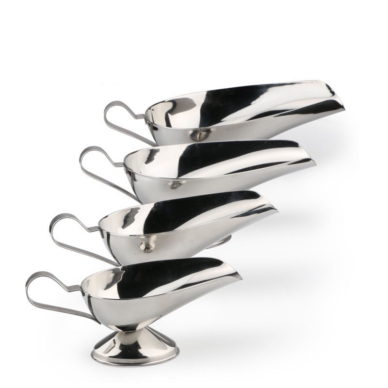 Χυμός από ανοξείδωτο χάλυβα με χυμό βάρκα κουβά με σάλτσα ψησίματος 3\/4\/5 Πακέτο