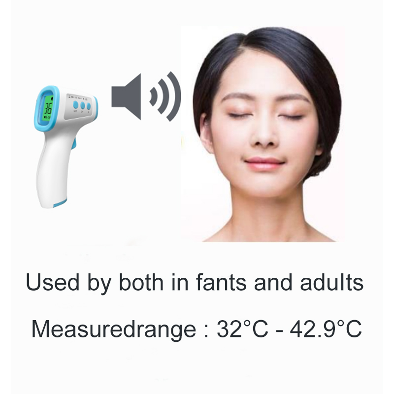 Ψηφιακό υπέρυθρο θερμόμετρο μη επαφής με πιστόλι ακριβείας θερμοκρασίας χειρός