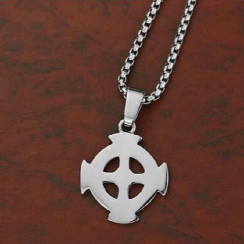Προσωπικό κόσμημα Κορεάτες μοδάτοι του Stainless Steel Cross Pendant tag Retro Pattern Cross Pendant