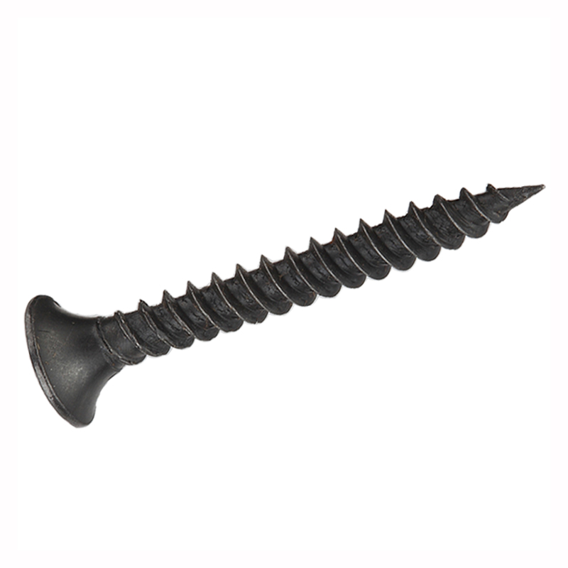 Μαύρες φωσφορισμένες κεφαλές από ανοξείδωτο ατσάλι με λεπτές βίδες αυτοκόλλητες βίδες