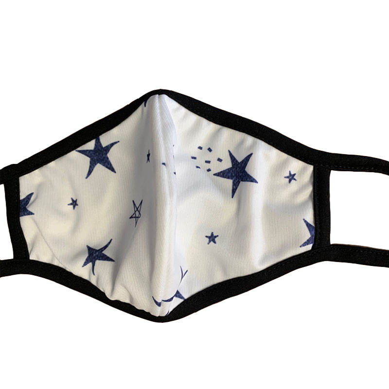 τυπωμένη μάσκα μόδας