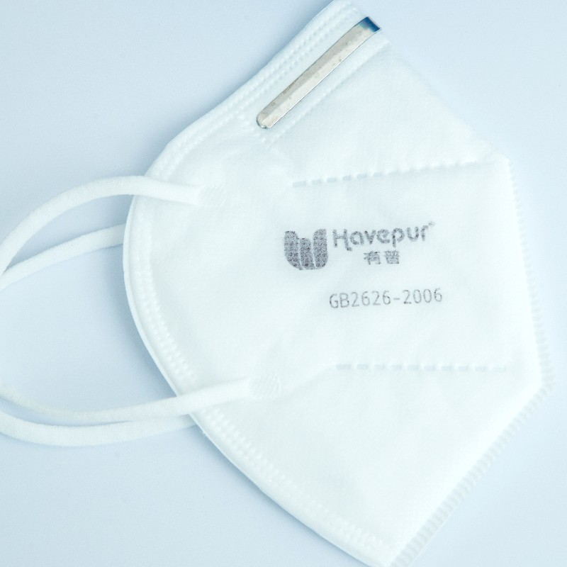 Ευρωπαϊκή έκδοση του KN95 αναπνευστήρα (εξωτερικά τέσσερα στρώματα)